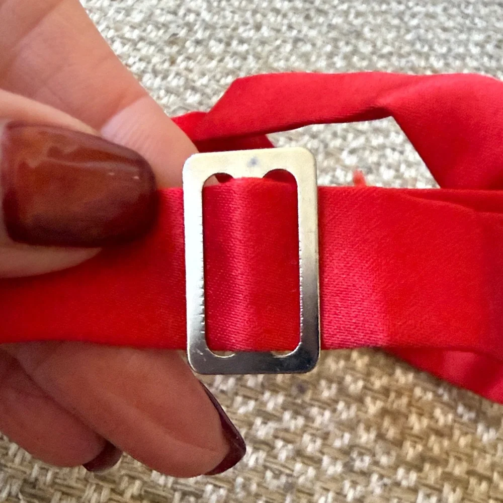 Elegant Red Bow Tie